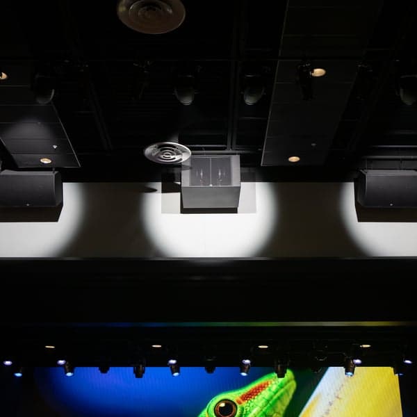 Danley Sound Labs SM80F Mains, SM80 Fills, TH412 Subwoofer, powered by 2 DNA 20K4 Pro Amplifiers