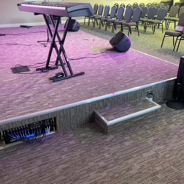 Custom Built Stage