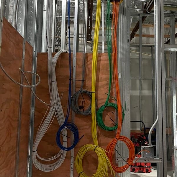 Cables are ready for a rack...