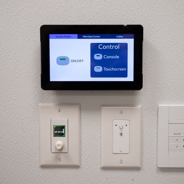 Wall Control for audio